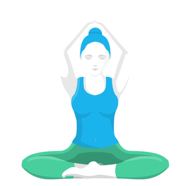 Yoga Pose Sitting Icon